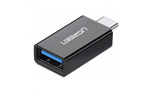 OTG-sovitin USB-C - USB-A UGREEN US173, Musta