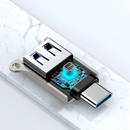 OTG-sovitin USB-C - USB-A Joyroom S-H151, Hopea
