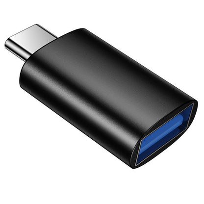 OTG USB-C - USB-A -sovitin Borofone BV26C, Musta