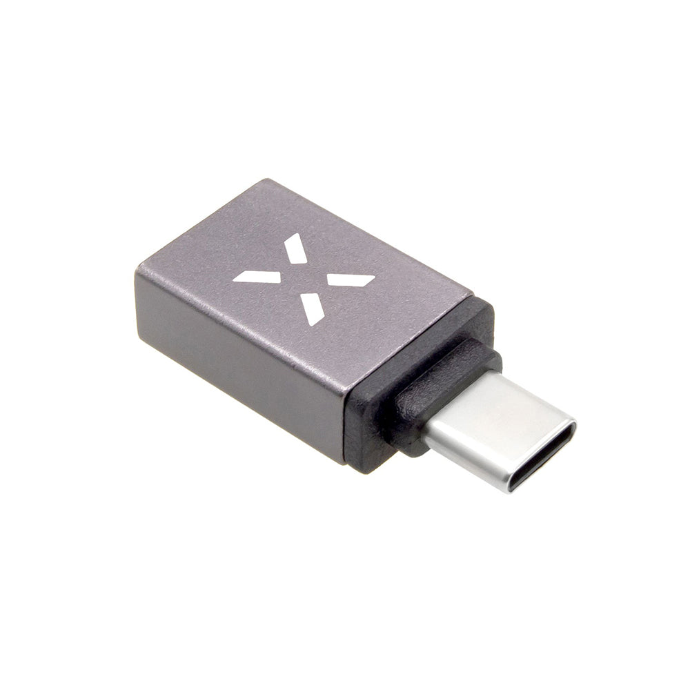 OTG-sovitin USB-C - USB-A Fixed, Harmaa