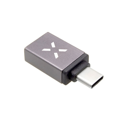 OTG-sovitin USB-C - USB-A Fixed, Harmaa