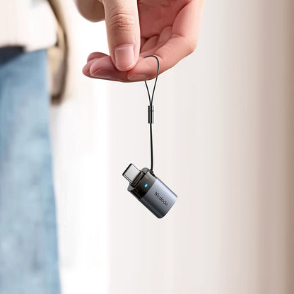 OTG-sovitin USB-C - USB-A McDodo OT-7400, Musta