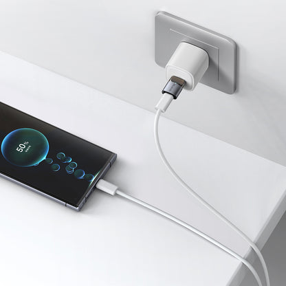 USB-C - USB-A McDodo OT-7580 -datan ja latauksen sovitin, Musta