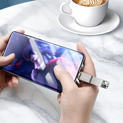 OTG-sovitin USB-C - USB-A McDodo OT-8730, Harmaa