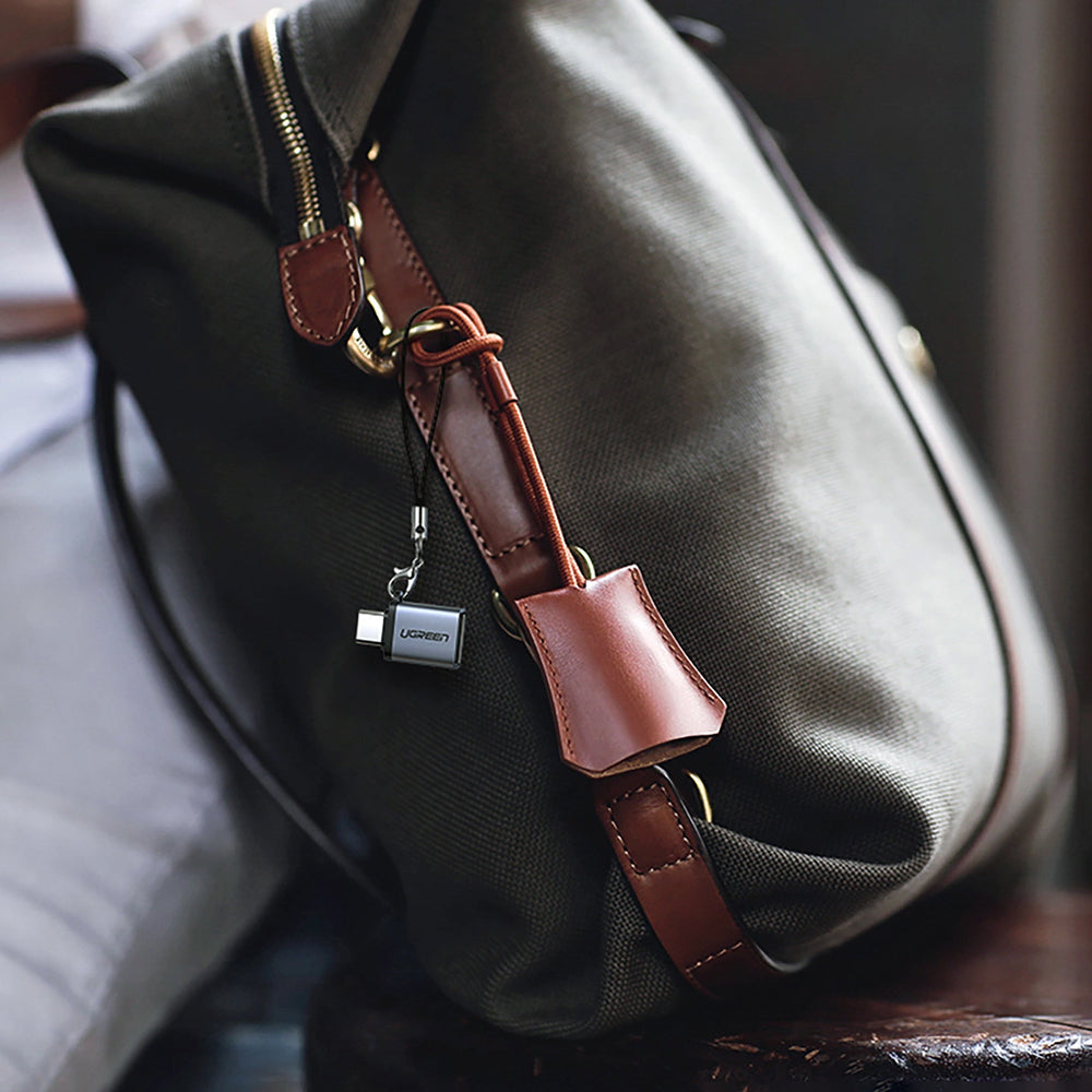 OTG-sovitin USB-C - USB-A UGREEN US270 (50283), Harmaa