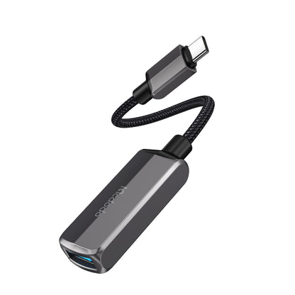 OTG-sovitin USB-C - USB-A / USB-C McDodo CA-2830, Harmaa