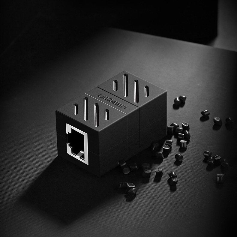 UGREEN NW114 -verkkoadapteri, RJ45 - RJ45, Musta