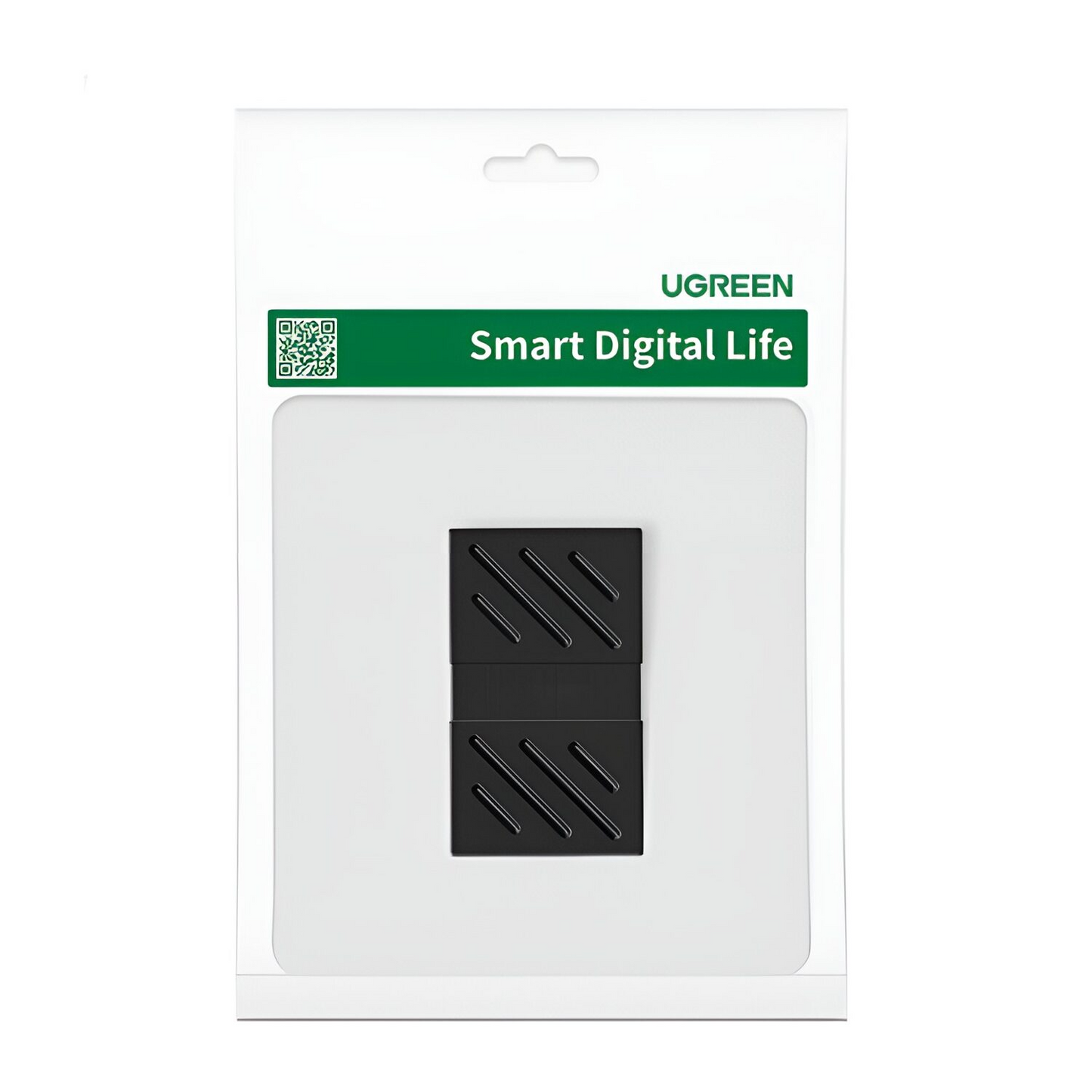 UGREEN NW114 -verkkoadapteri, RJ45 - RJ45, Musta