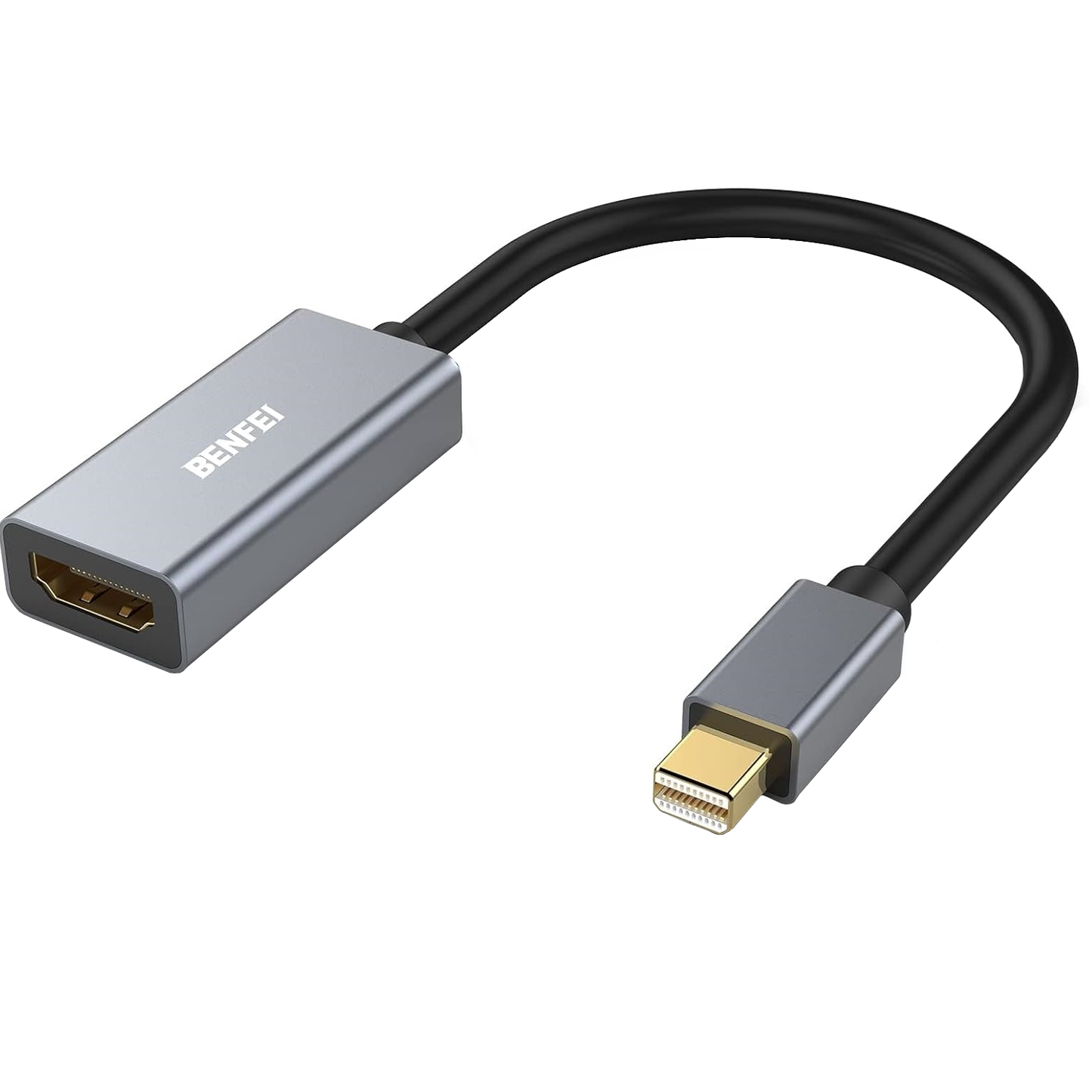Benfei Videoadapteri, MiniDisplayPort - HDMI, Harmaa