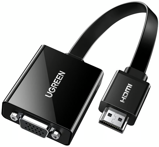 UGREEN CM611 -videomuunnin (90813), HDMI - VGA, 1080P, Musta