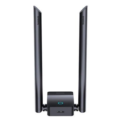 Baseus FastJoy langaton sovitin, kaksikaistainen, Wi-Fi 6, 1300Mbps, musta B01317600111-05 