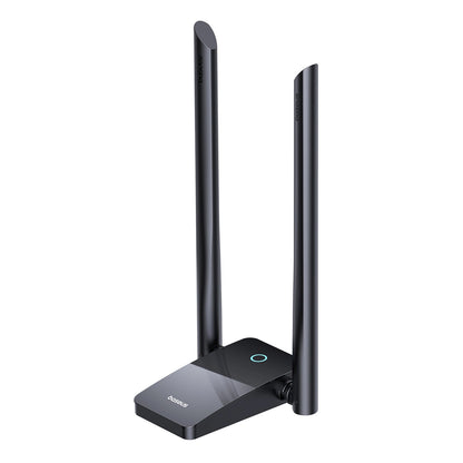 Baseus FastJoy langaton sovitin, kaksikaistainen, Wi-Fi 6, 1300Mbps, musta B01317600111-05 