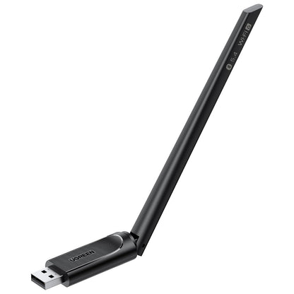 UGREEN AX900 (75109) langaton sovitin, Dual Band, Wi-Fi 6, 600Mbps, Musta