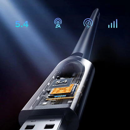 UGREEN AX900 (75109) langaton sovitin, Dual Band, Wi-Fi 6, 600Mbps, Musta
