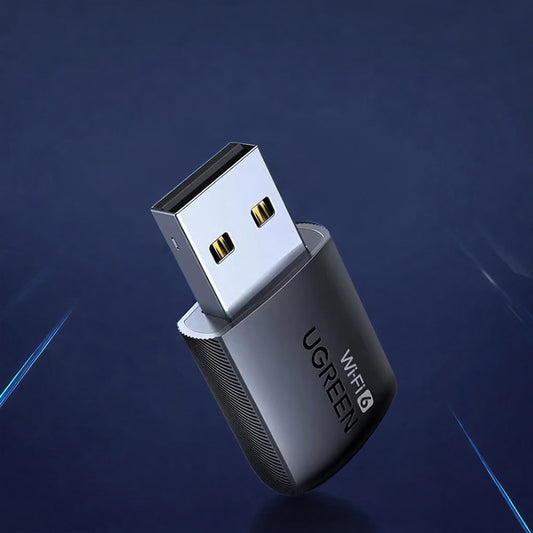 UGREEN CM762 (35264) langaton sovitin, Dual Band, Wi-Fi 6, 600Mbps, Musta