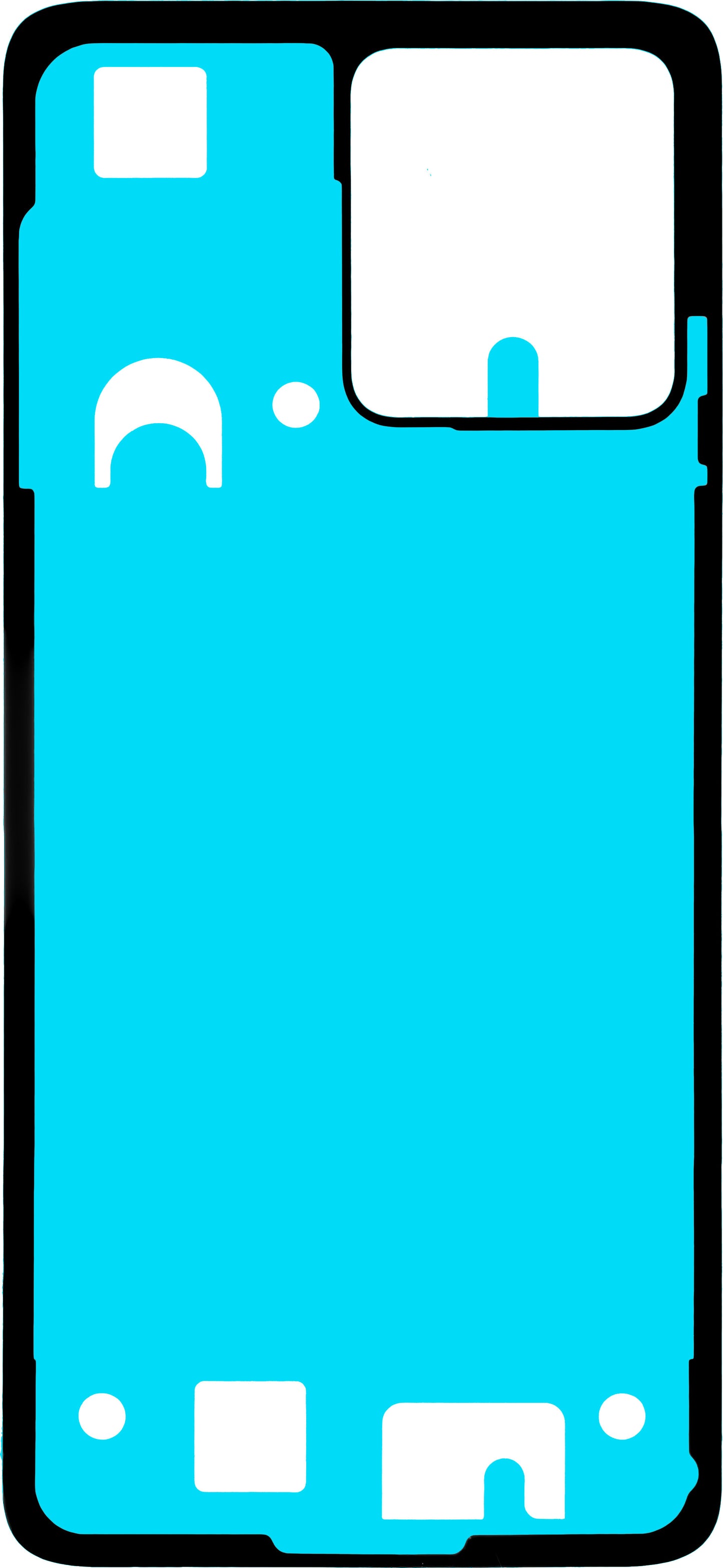 Liima Akkukotelo Motorola Moto G84, Service Pack 5D78C24244