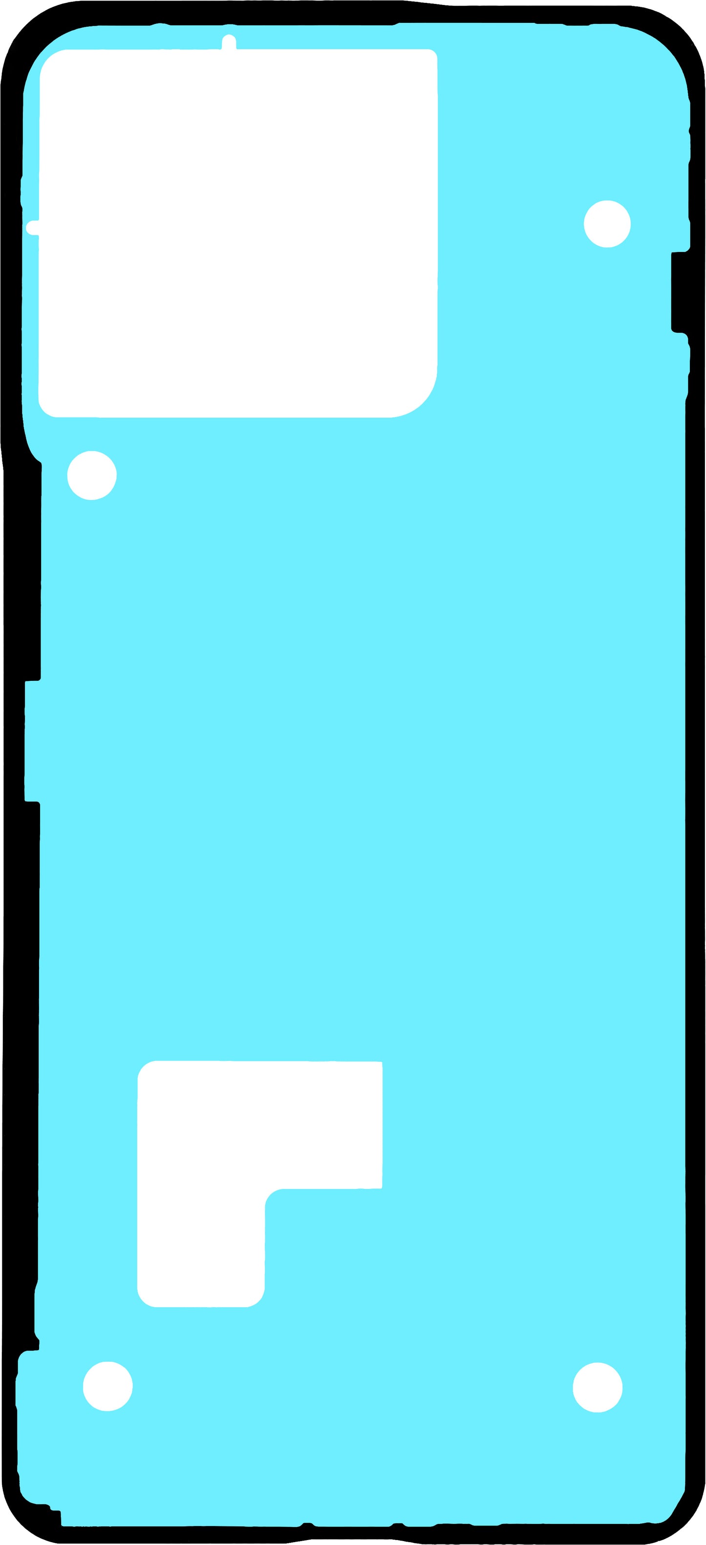 Motorola Edge 70 akkukannen liima, Service Pack 5D78C31618