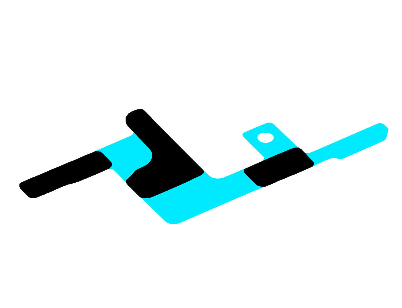 Huawei Mate X7 Display Adhesive, Type 2, Under Inner, Service Pack 51630NAF