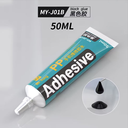 Mr.Yang MY-J01B nestemäinen liima, 50 ml, musta