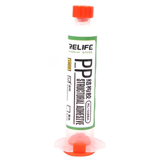 Relife RL-035A PP nestemäinen liima, 10ml, läpinäkyvä