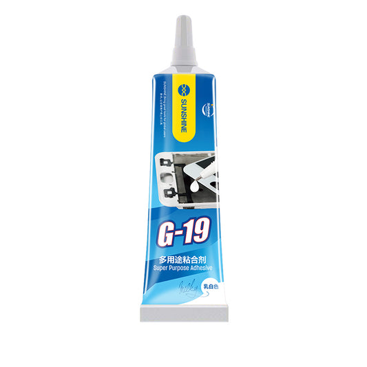 Sunshine G-19 nestemäinen liima, 50ml, Valkoinen