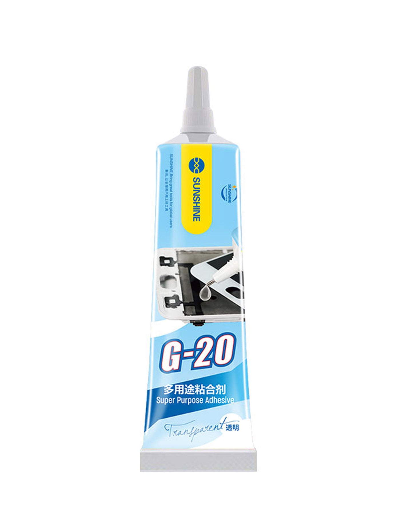 Sunshine G-20 Liquid Adhesive, 15ml, Transparent