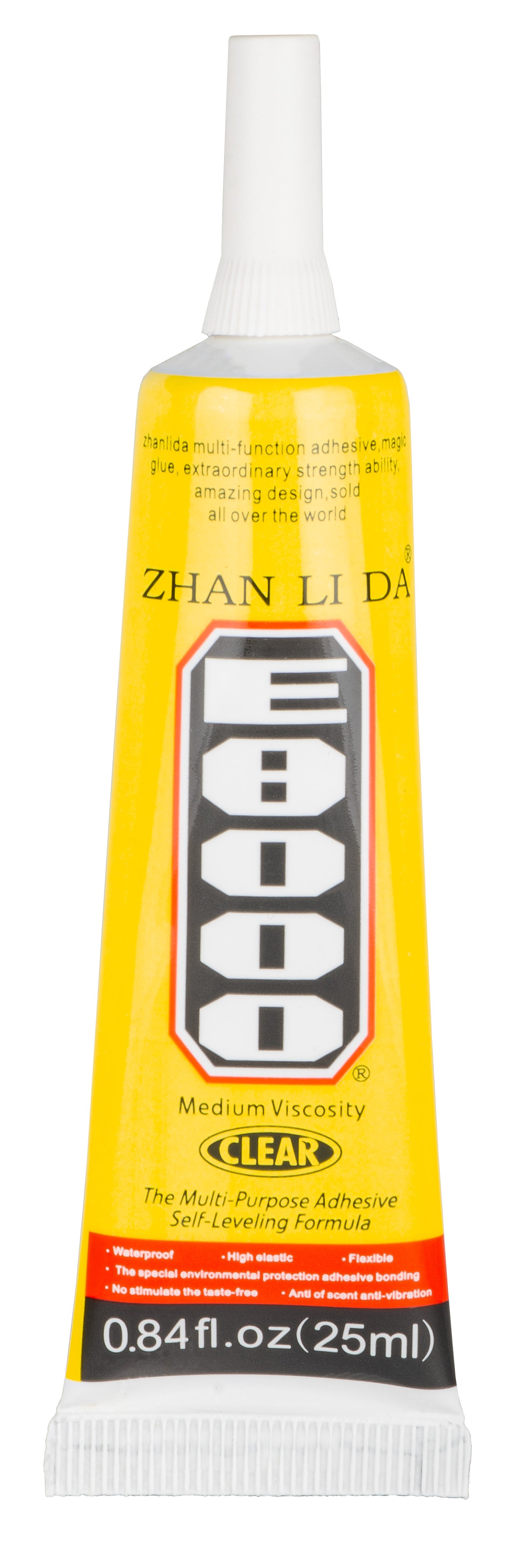 Zhanlida E-8000 nestemäinen liima, 25ml, Läpinäkyvä