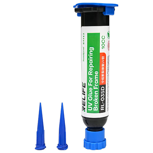 UV-liima Relife RL-035D koteloon, 10ml, läpinäkyvä
