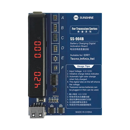 Sunshine SS-904B -virtalähde TECNO / Infinix / Itel -sarjoille, 2in1