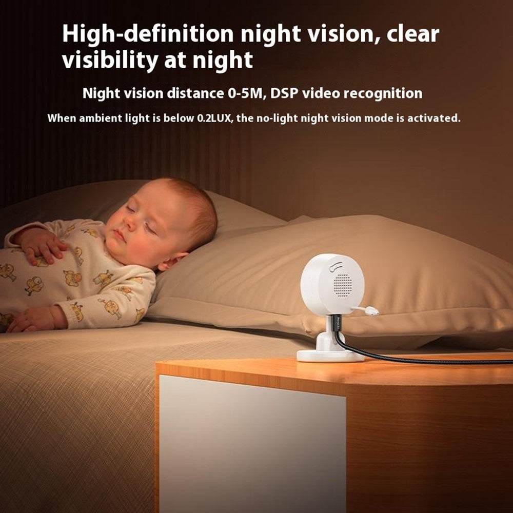 Baby Monitor Yesido KM26, Wi-Fi, Valkoinen