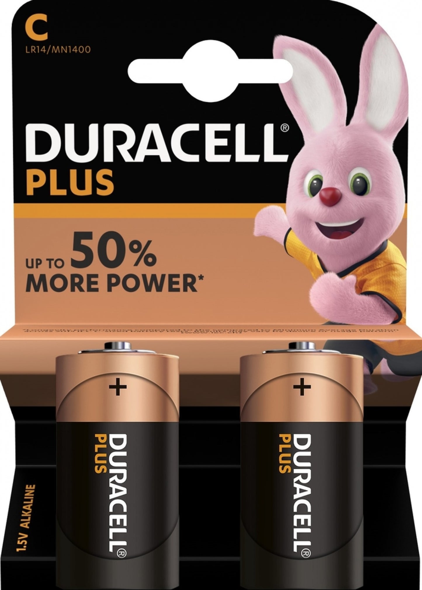 Duracell Plus -paristo, LR14, 2 kappaleen setti
