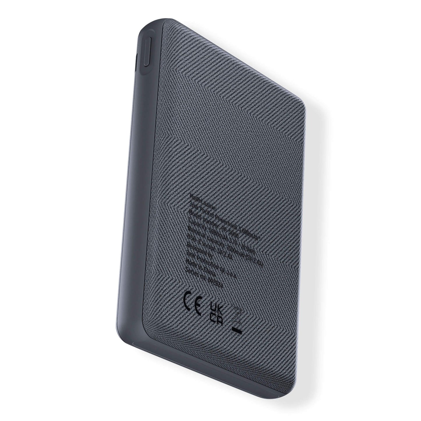 Ulkoinen akku 3MK Pocket, 5000mAh, 12W, 1 x USB-C, Harmaa