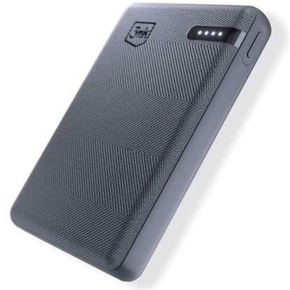 Ulkoinen akku 3MK Pocket, 5000mAh, 12W, 1 x USB-C, Harmaa
