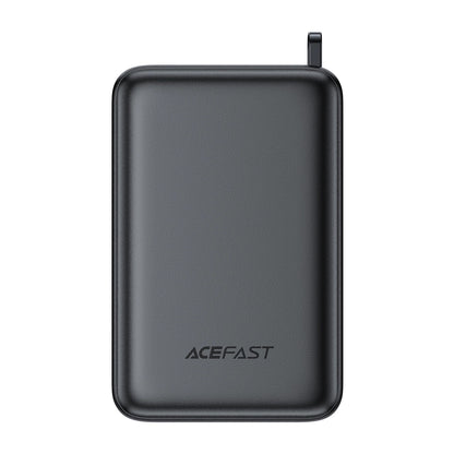 Ulkoinen akku Acefast M4, 20000mAh, 67W, PD, 1 x USB-A - 2 x USB-C, Musta