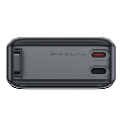 Ulkoinen akku Acefast M4, 20000mAh, 67W, PD, 1 x USB-A - 2 x USB-C, Musta