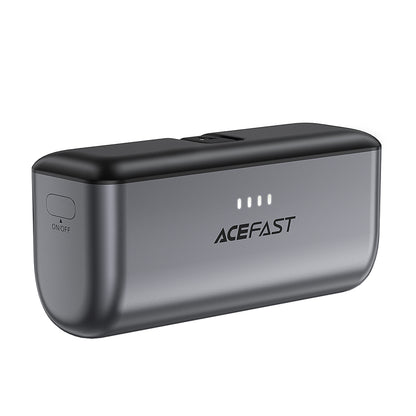 Acefast M9 External Battery, 5000mAh, 20W, PD, 2 x USB-C, Black