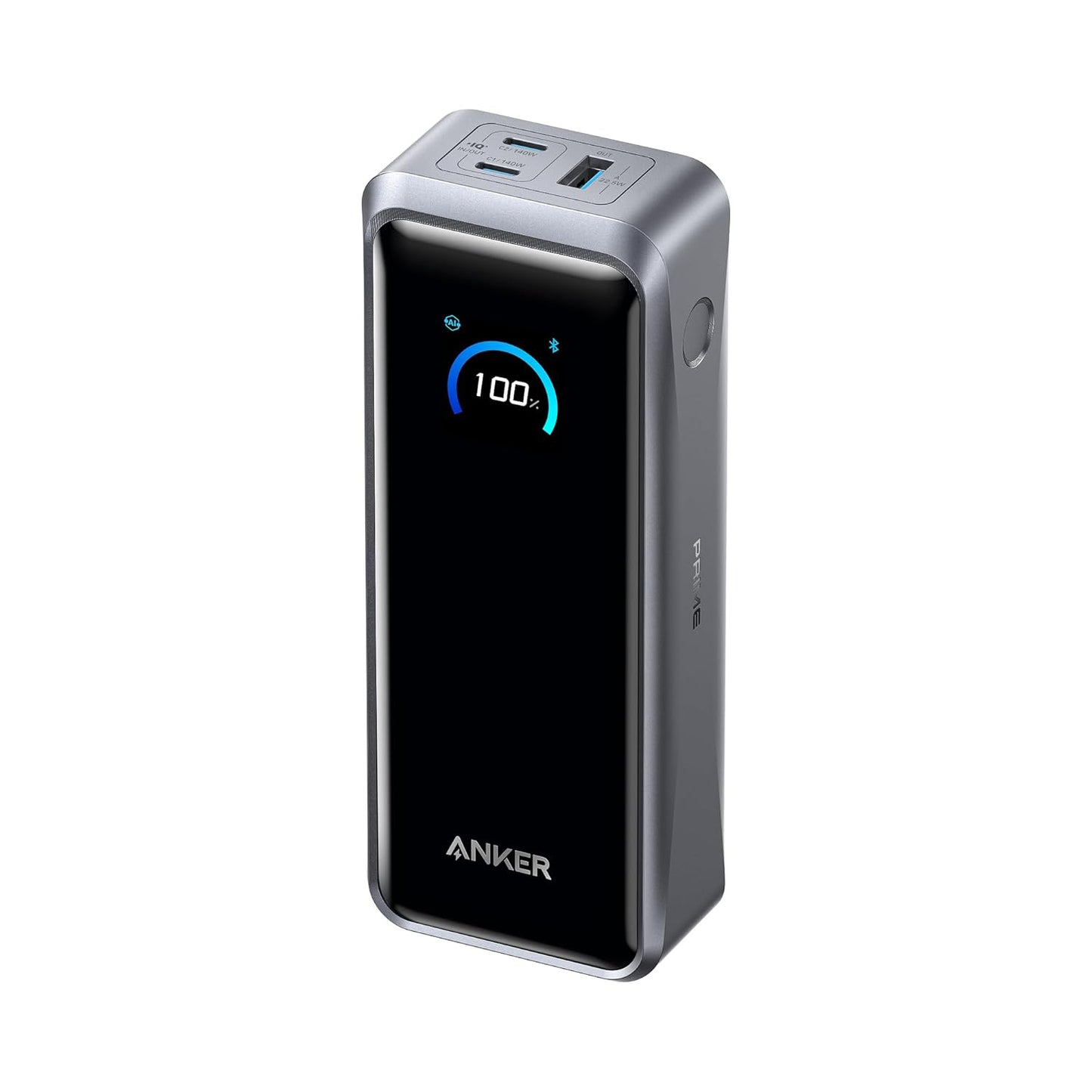 Anker Prime Ulkoinen Akku, 26250mAh, 300W, QC + PD, 1 x USB-A - 2 x USB-C, Musta A110AH11