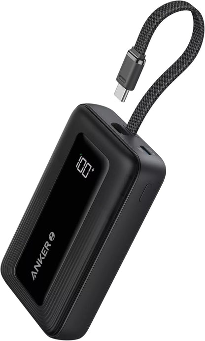Anker Zolo ulkoinen akku, 20000mAh, 30W, QC + PD, 1 x USB-A - 2 x USB-C, Musta, Uudelleensuljettu A1689H11