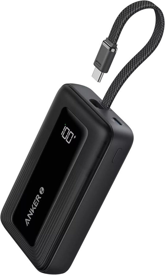 Anker Zolo ulkoinen akku, 20000mAh, 30W, QC + PD, 1 x USB-A - 2 x USB-C, Musta, Uudelleensuljettu A1689H11