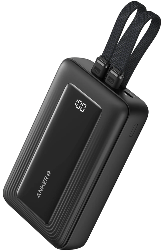 Anker Zolo -varavirtalähde, 20 000 mAh, 30 W, QC + PD, 1 x Lightning - 1 x USB-A - 2 x USB-C, musta A1681012