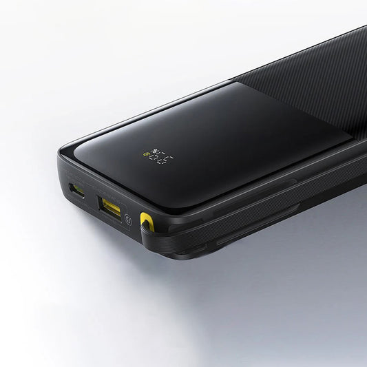 Ulkoinen akku Baseus Bipow 2, 10000mAh, 20W, QC + PD, 1 x USB-A - 2 x USB-C, Musta P10077101113-00
