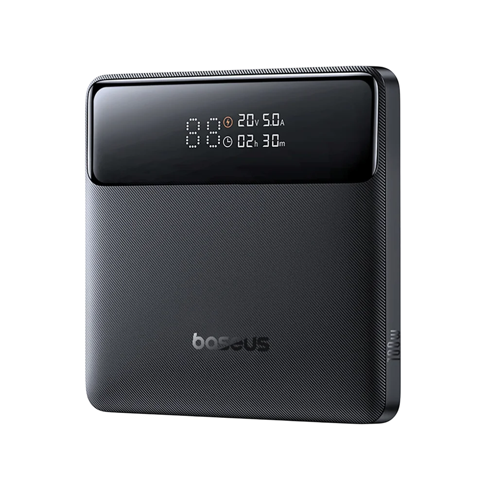 Ulkoinen akku Baseus Blade H1, 20000mAh, 100W, QC + PD, 2 x USB-A - 2 x USB-C, Musta