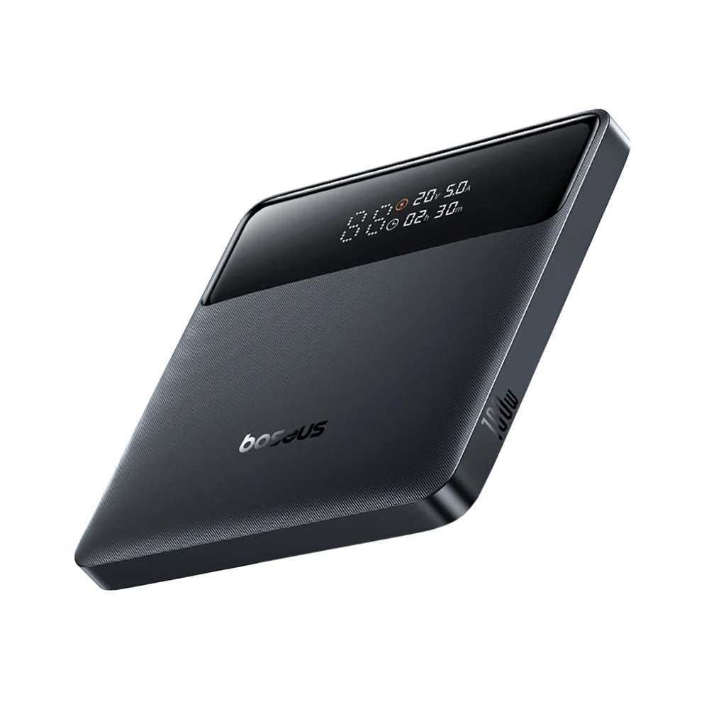 Ulkoinen akku Baseus Blade H1, 20000mAh, 100W, QC + PD, 2 x USB-A - 2 x USB-C, Musta