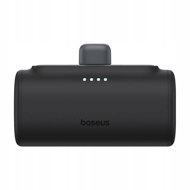 Ulkoinen akku Baseus Compact, 5000mAh, 20W, PD, 1 x Lightning - 1 x USB-C, Musta P10068307113-00