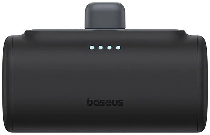 Baseus Compact Ulkoinen Akku, 5000mAh, 20W, PD, 2 x USB-C, Musta P10068306113-00