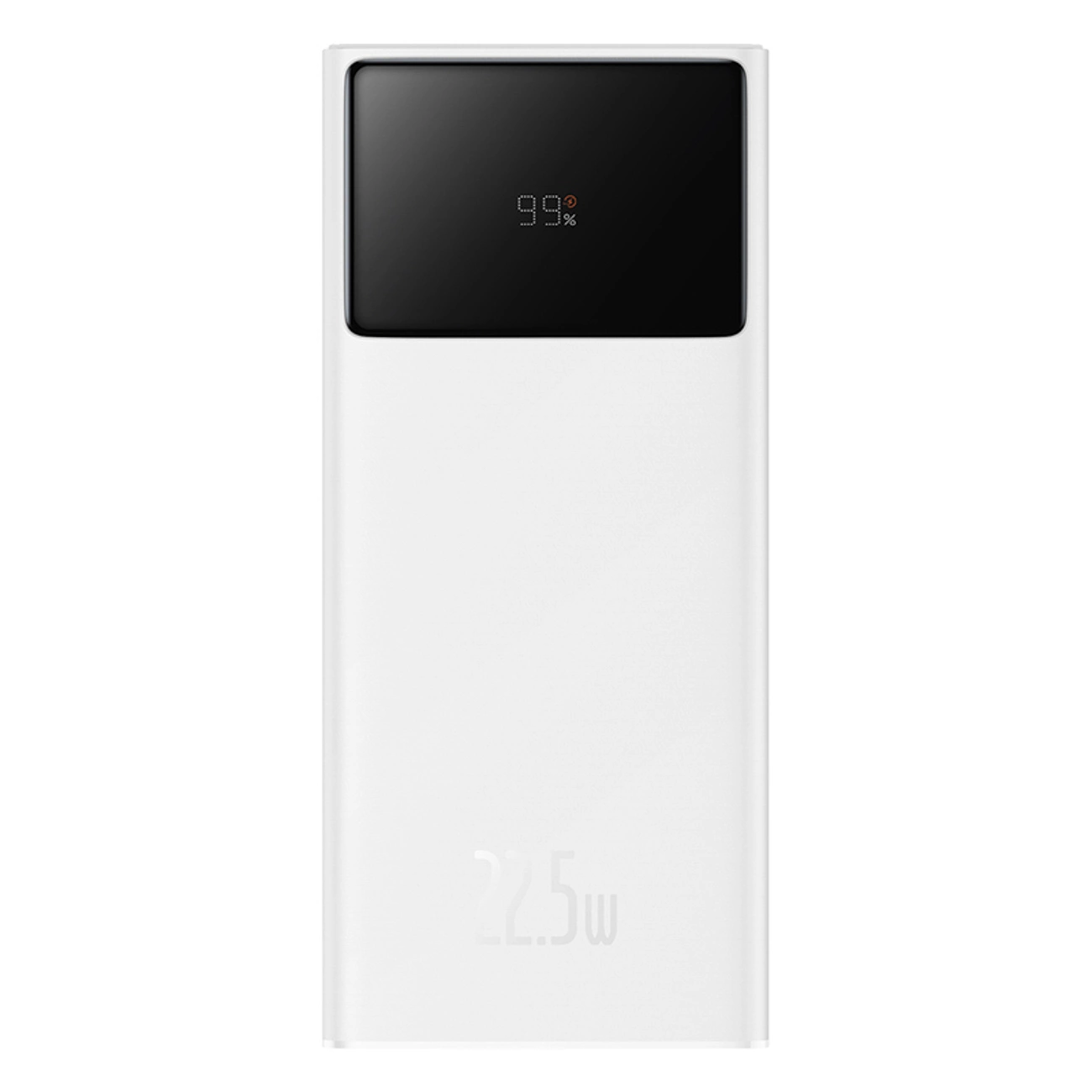 Ulkoinen akku Baseus EnerFill FP41, 30000mAh, 22.5W, QC + PD, 1 x USB-C - 2 x USB-A, Valkoinen