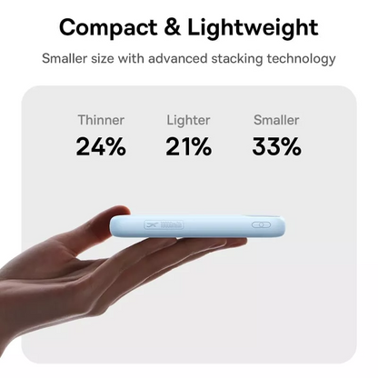 Baseus EnerFill FC11 ulkoinen akku, 10000mAh, 22.5W, QC + PD, 1 x Lightning - 1 x USB-A - 2 x USB-C, Musta E0027R04
