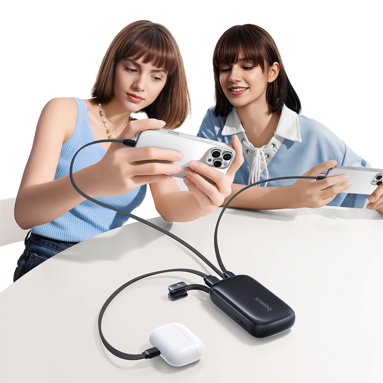 Ulkoinen akku Baseus EnerFill FC21 QPow 3 Ultra, 10000mAh, 22.5W, QC + PD, 1 x USB-A - 1 x USB-C, Musta