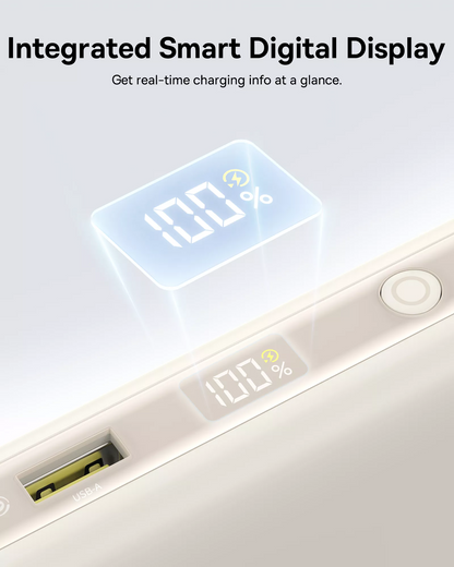 Baseus EnerFill FC41 ulkoinen akku, 20000mAh, 100W, QC + PD, 1 x USB-A - 3 x USB-C, Valkoinen E0028N04