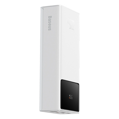 Ulkoinen akku Baseus EnerFill FP41, 30000mAh, 22.5W, QC + PD, 1 x USB-C - 2 x USB-A, Valkoinen